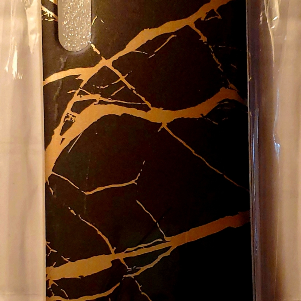 Black and Gold Marbled Galaxy Note 10 case, brand new